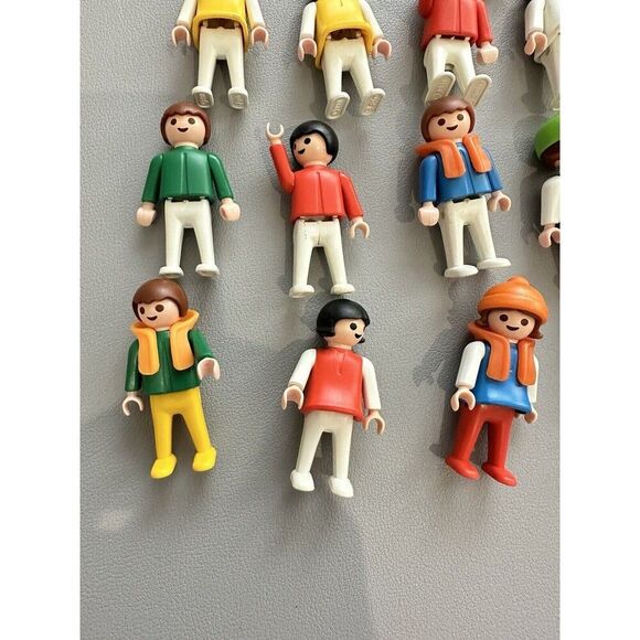 GEOBRA 2" Figurine People Clothes Toy Lot Vintage - Picture 4 of 9